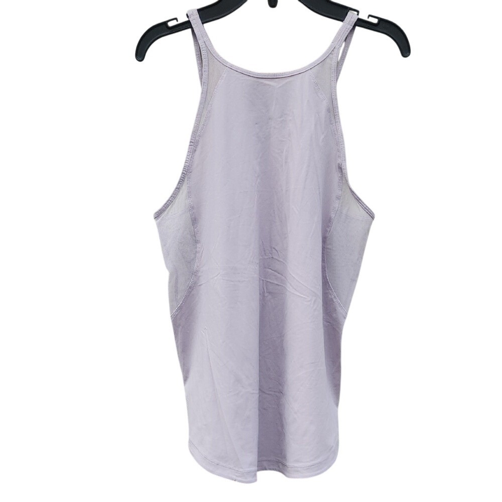 Lululemon Run Off Route Tank Iced Iris Airy Sporty Strappy High Neck Mesh Vent 6